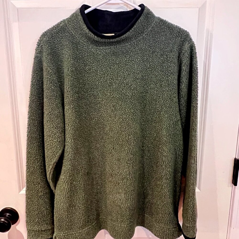 Olive Green LL Bean Fleece -Small